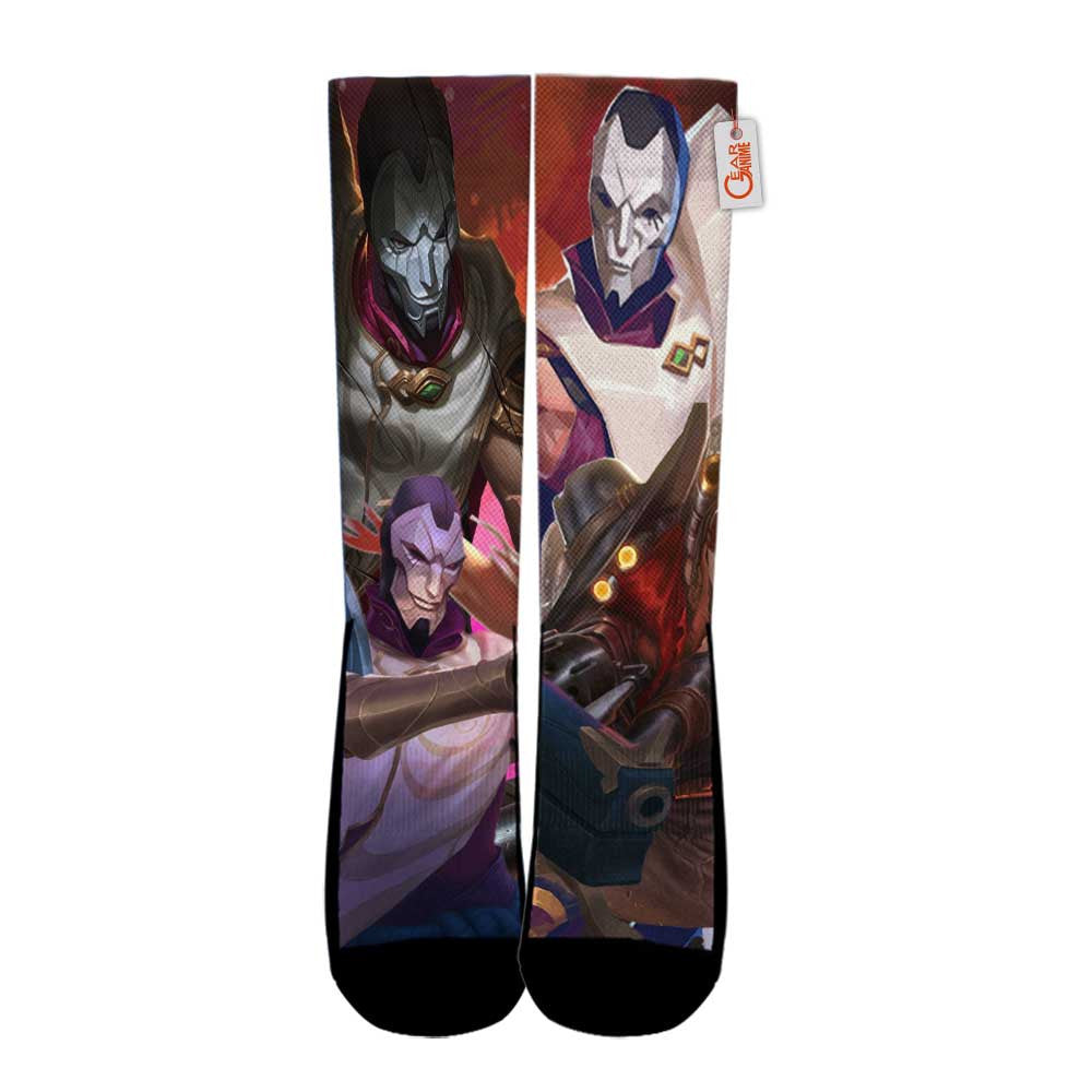 Jhin Socks LOL Game Collection - FREE with shoes order