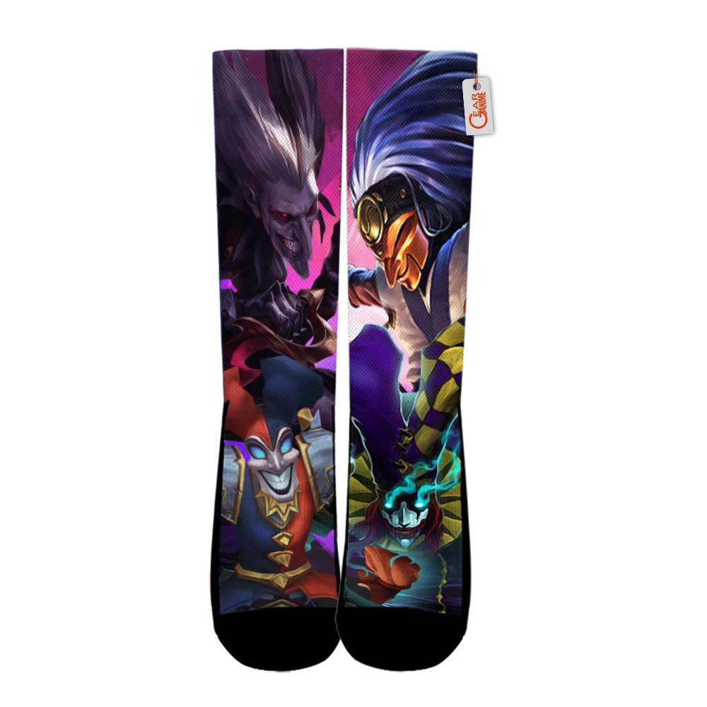 Shaco Socks LOL Game Collection - FREE with shoes order