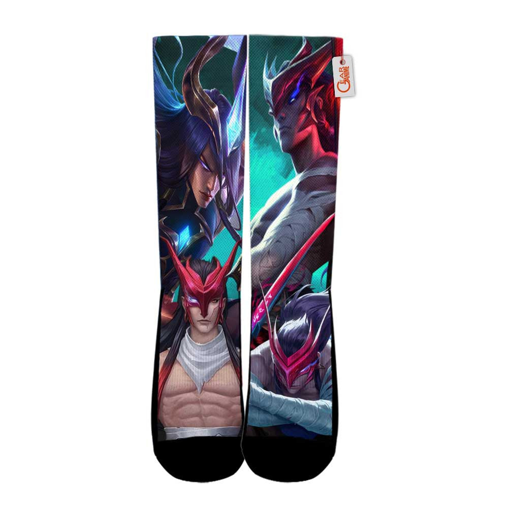 Yone Socks LOL Game Collection - FREE with shoes order