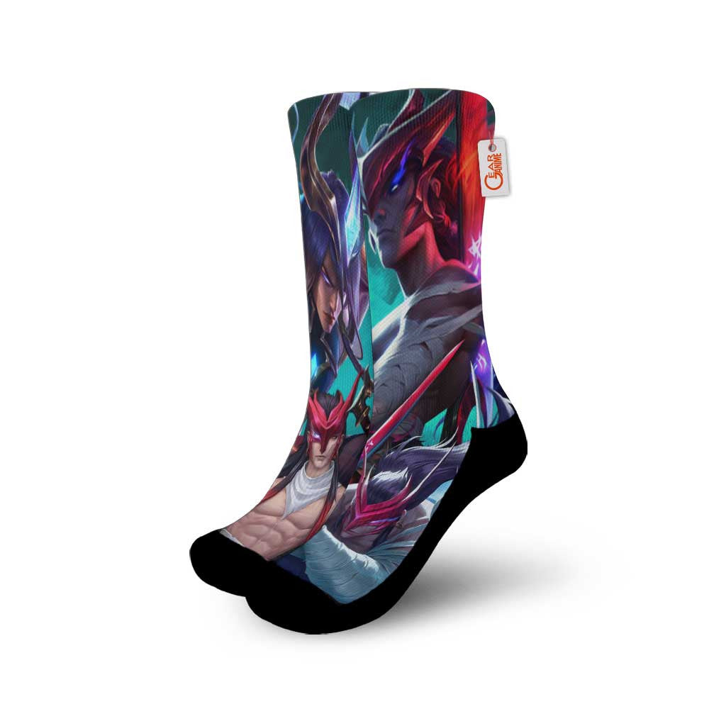 Yone Socks LOL Game Collection - FREE with shoes order