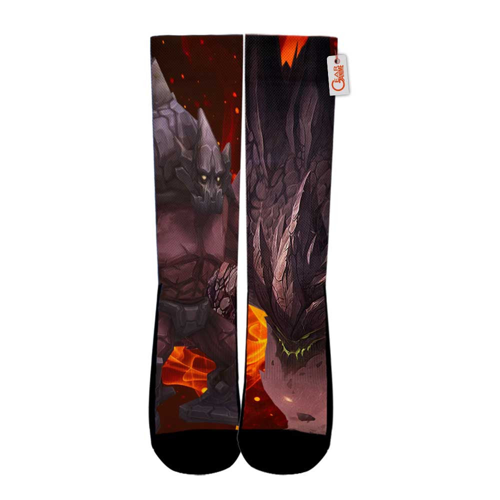 Malphite Socks LOL Game Collection - FREE with shoes order