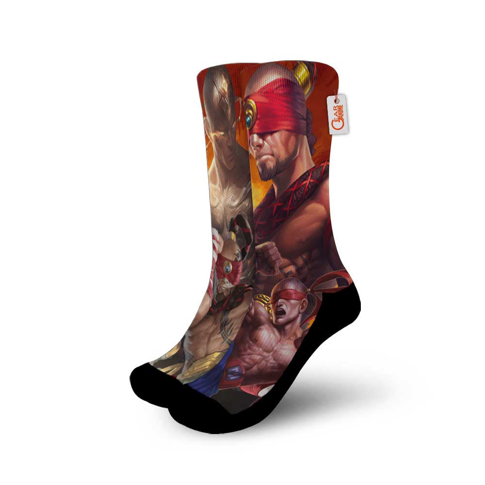 Lee Sin Socks LOL Game Collection - FREE with shoes order