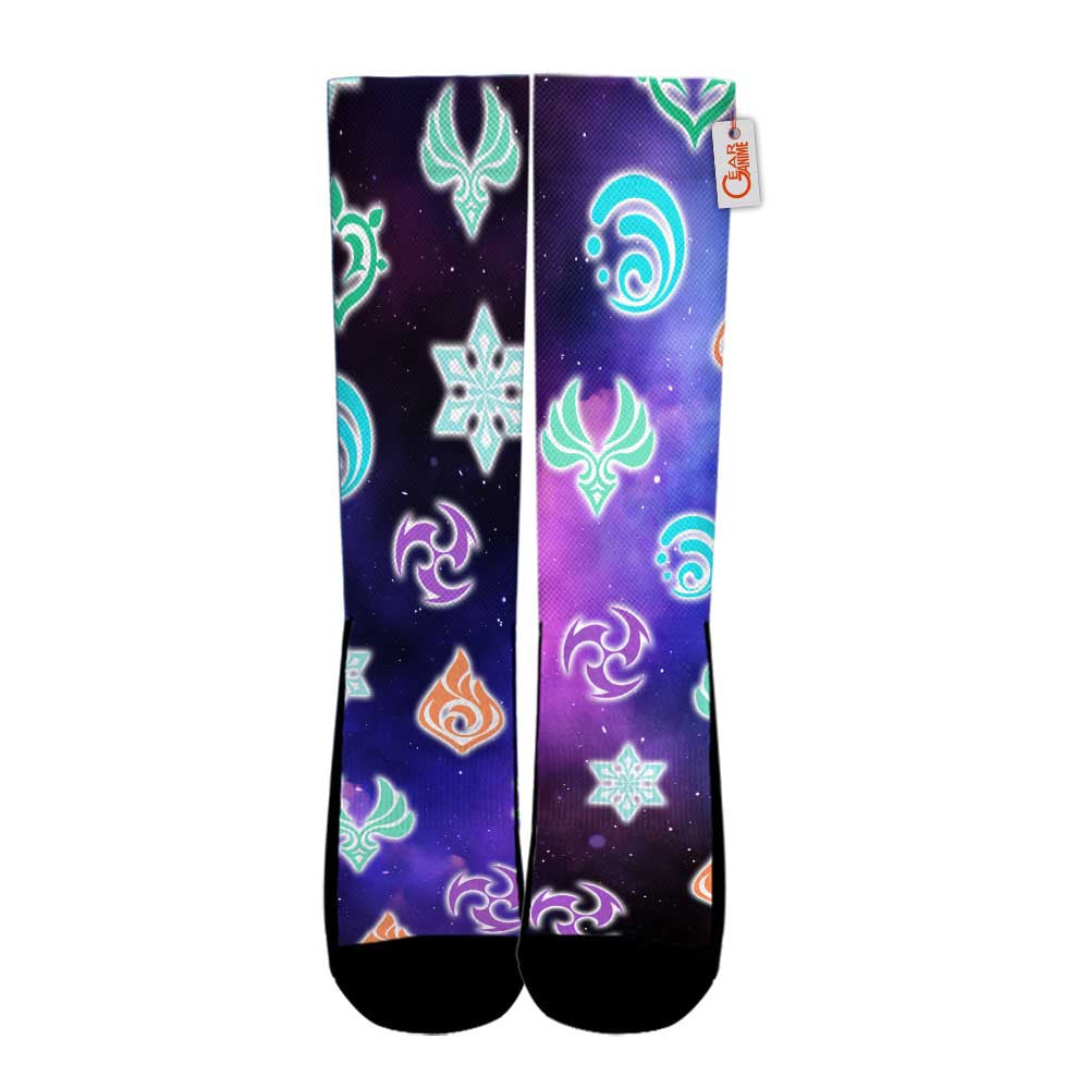Genshin Impact Elements Socks Game Collection - FREE with shoes order
