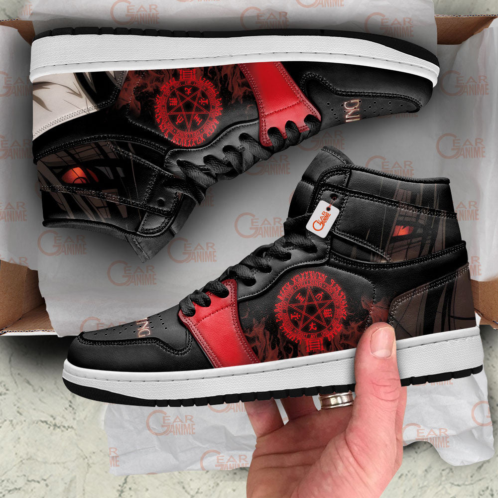 Hellsing Alucard Hand Symbol Custom High-Top Sneakers