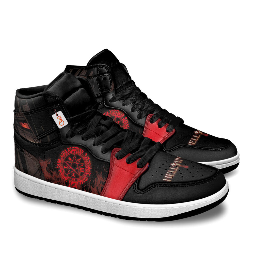 Hellsing Alucard Hand Symbol Custom High-Top Sneakers