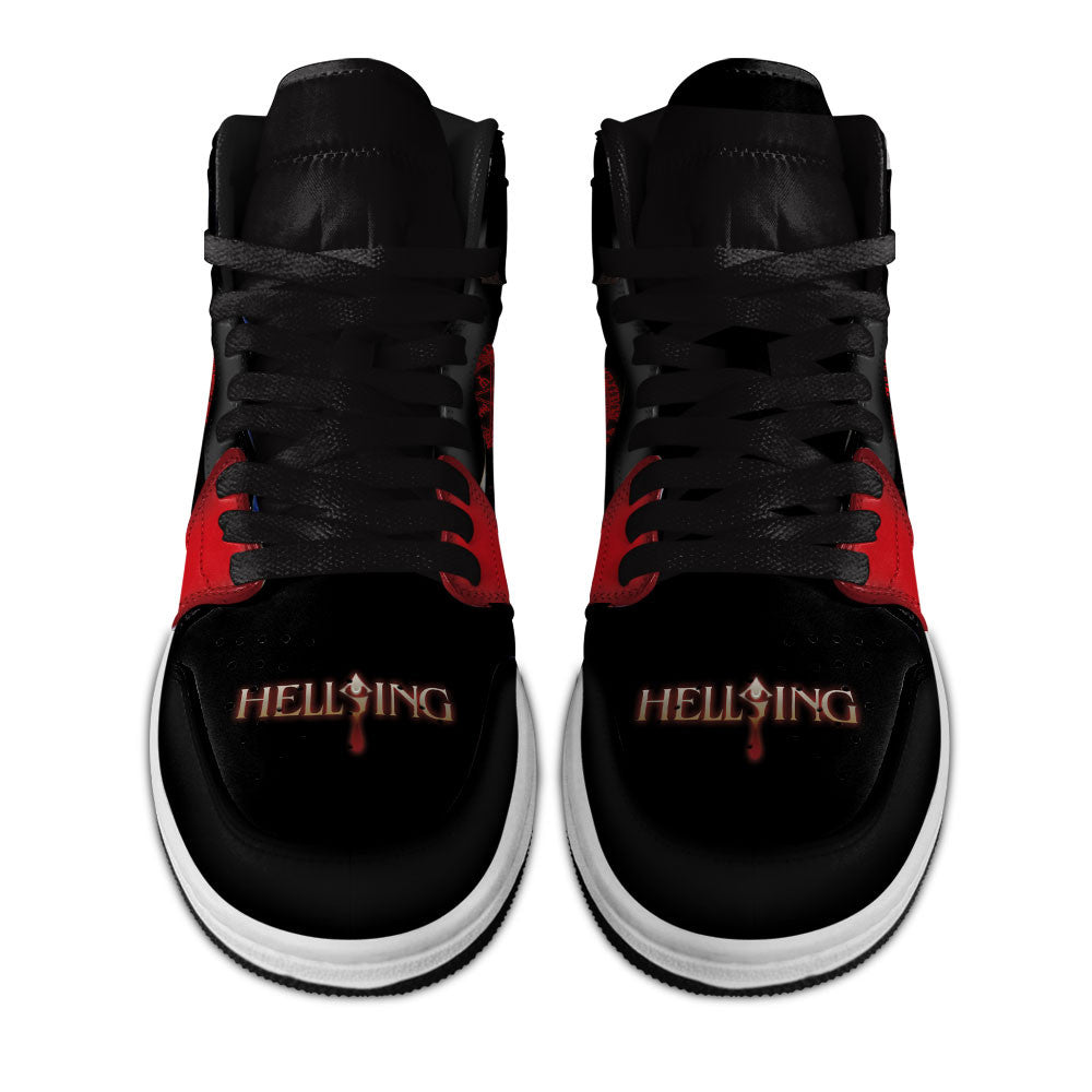 Hellsing Alucard Hand Symbol Custom High-Top Sneakers
