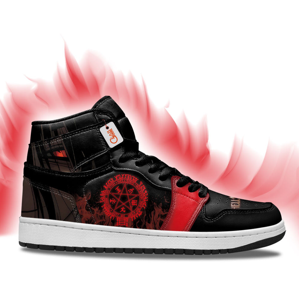 Hellsing Alucard Hand Symbol Custom High-Top Sneakers