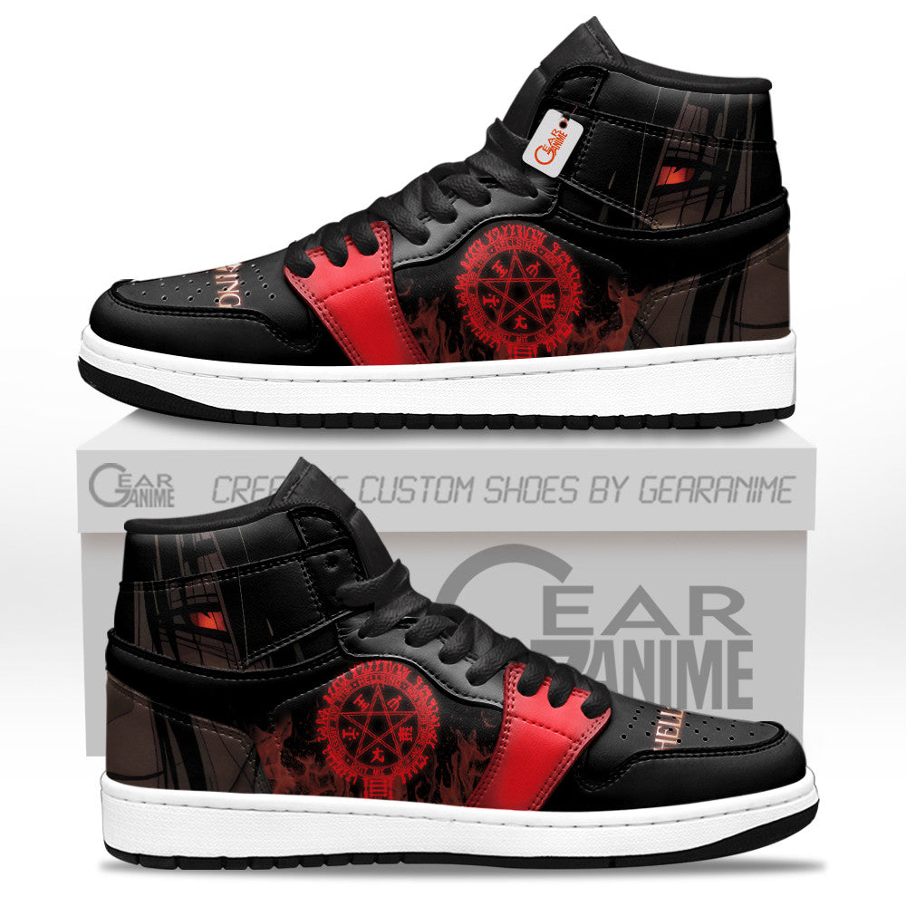 Hellsing Alucard Hand Symbol Custom High-Top Sneakers