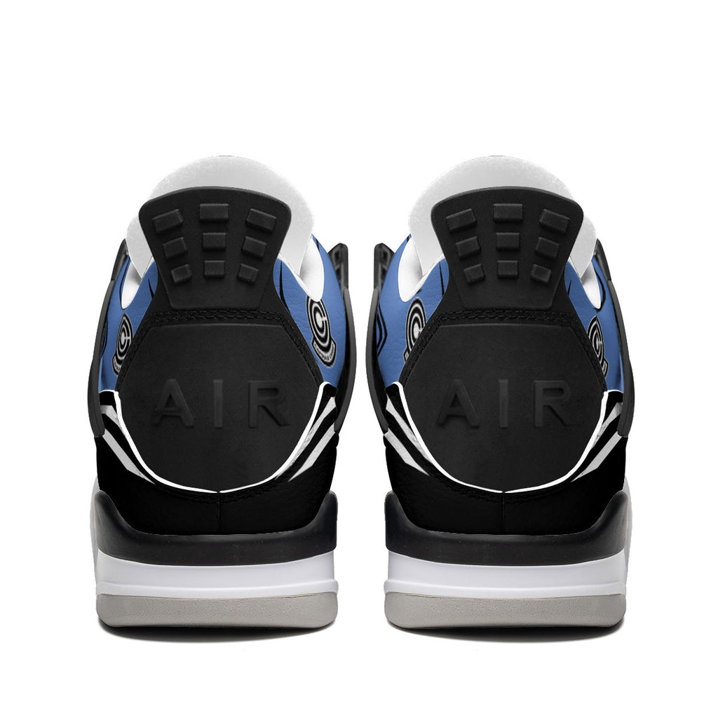 Capsule Corp Retro 4 Sneakers White Version Custom Name