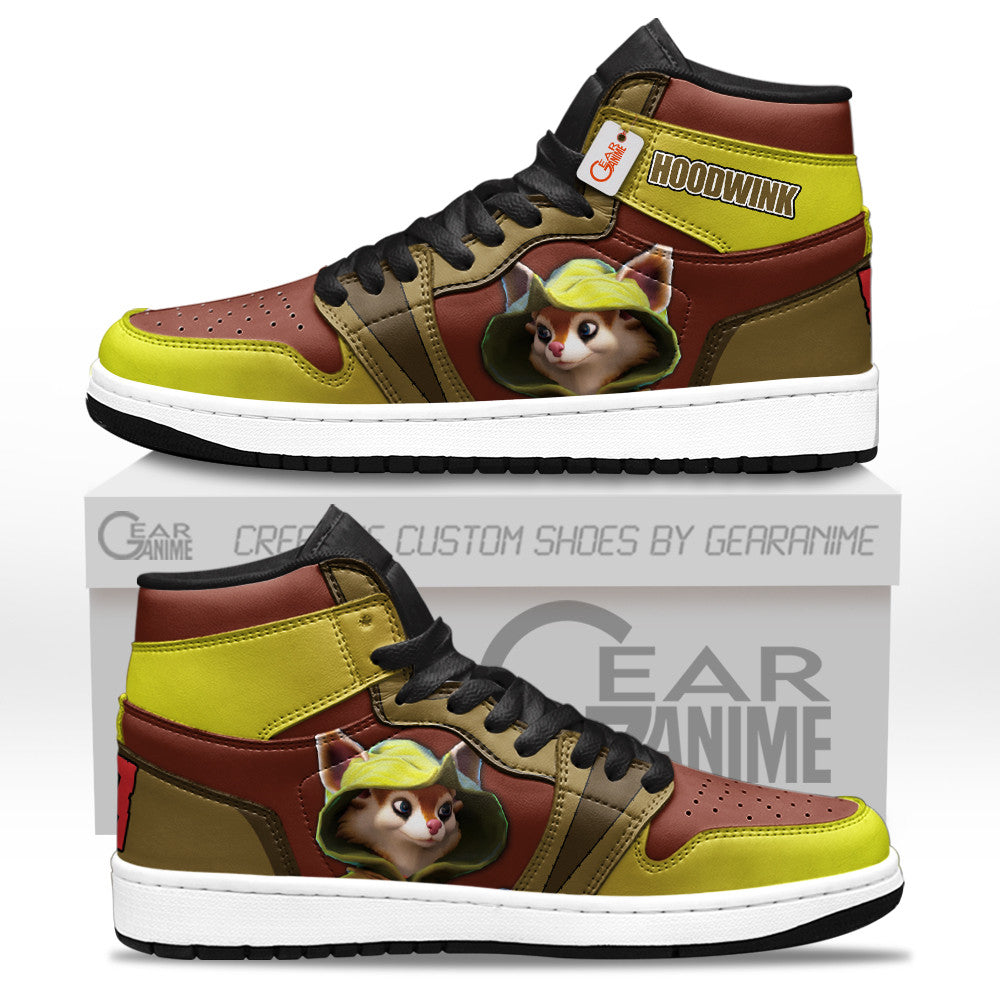 Hoodwink High-Top Sneakers Custom Personalized Name