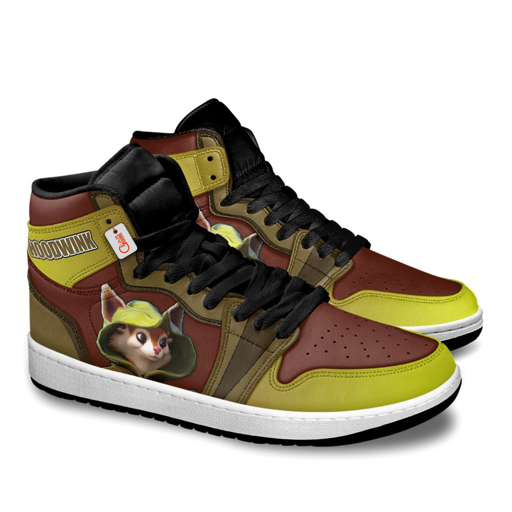 Hoodwink High-Top Sneakers Custom Personalized Name