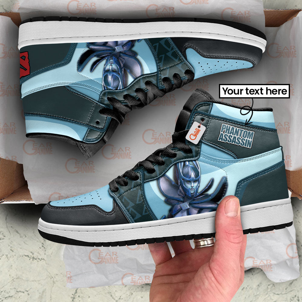 Phantom Assassin High-Top Sneakers Custom Personalized Name