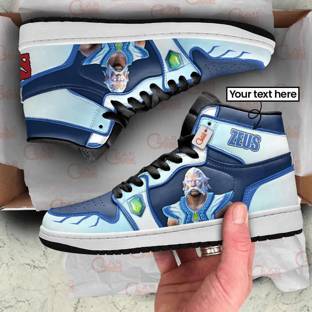 Zeus High-Top Sneakers Custom Personalized Name