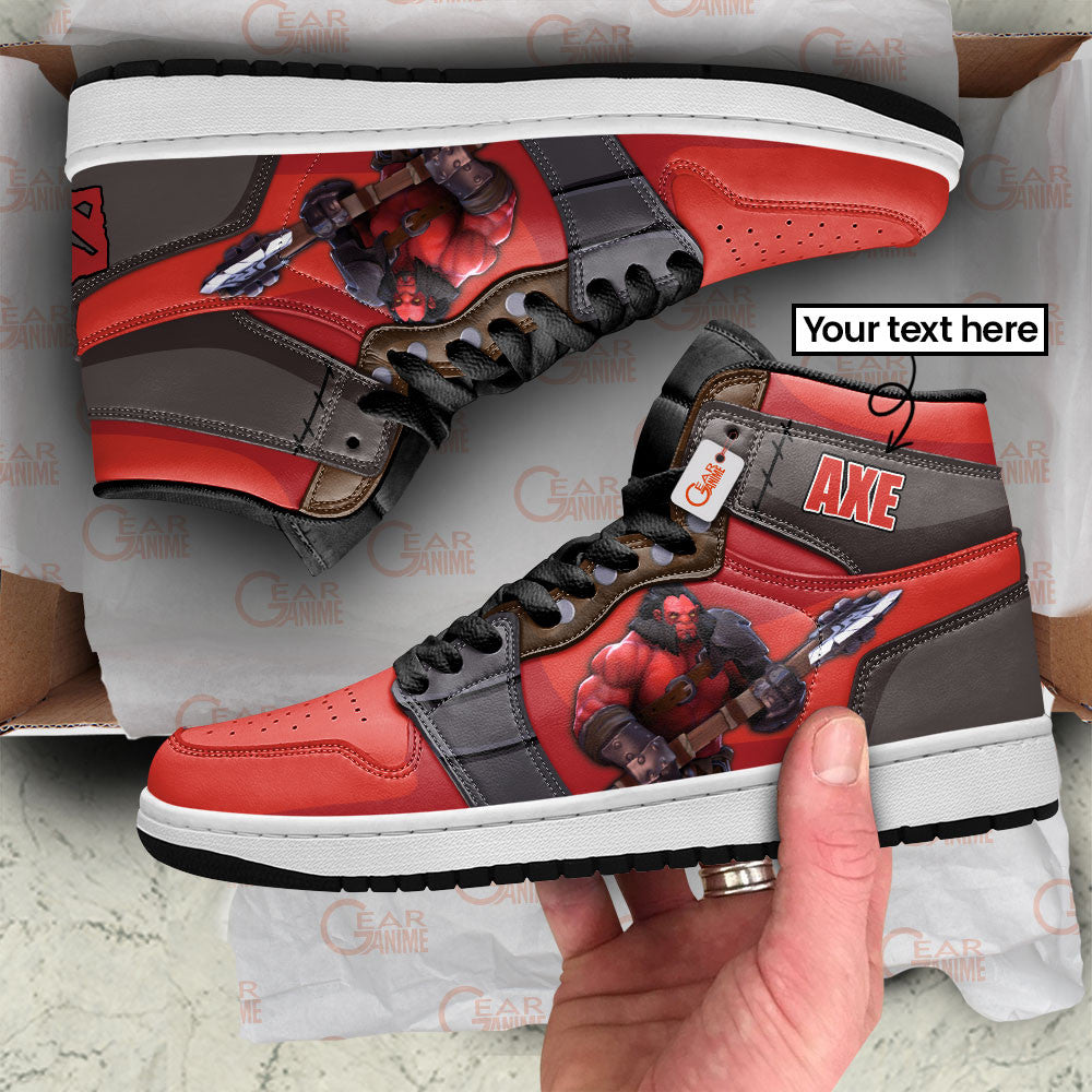 Axe High-Top Sneakers Custom Personalized Name