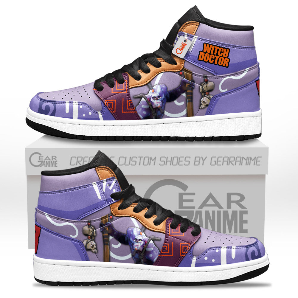 Witch Doctor Dota Personalized High-Top Sneakers