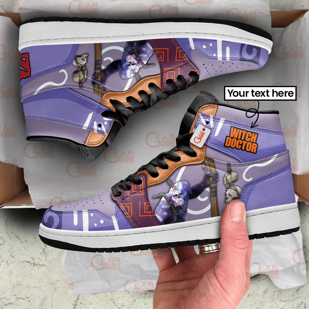 Witch Doctor Dota Personalized High-Top Sneakers
