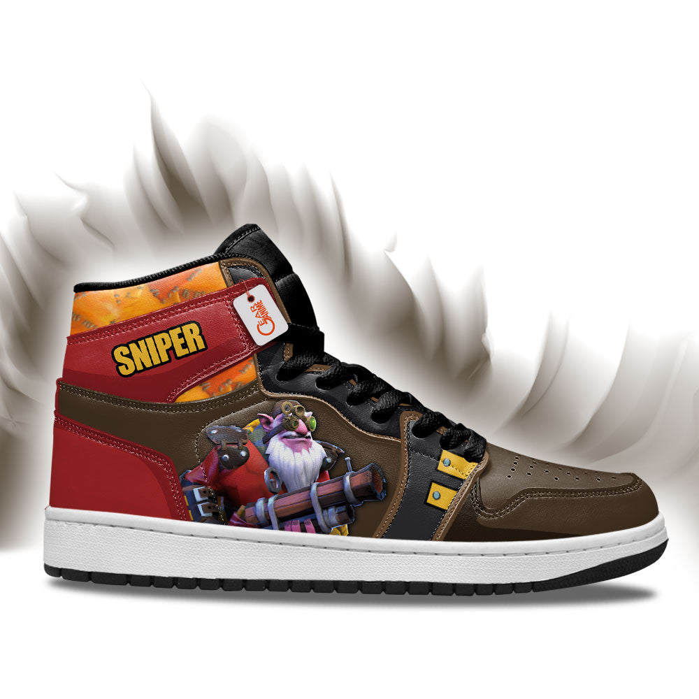 Sniper High-Top Sneakers Custom Personalized Name