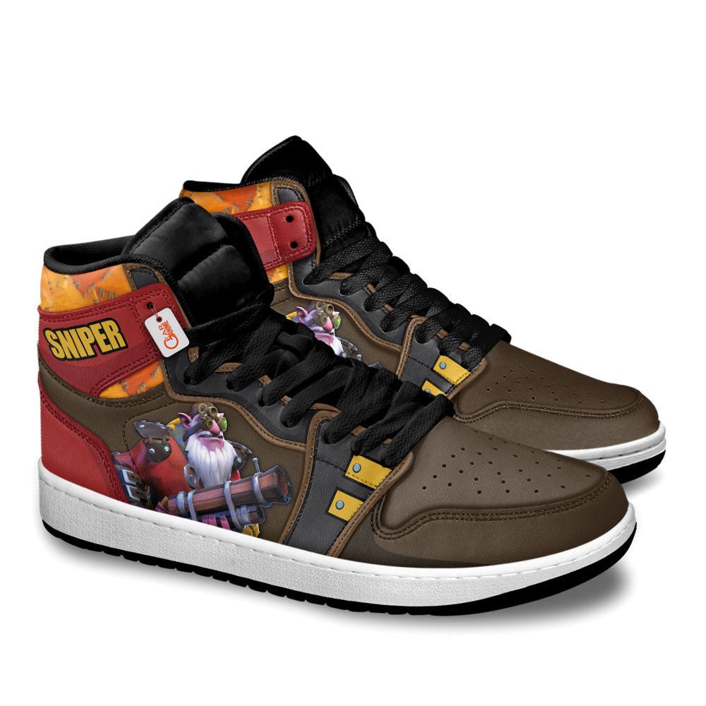 Sniper High-Top Sneakers Custom Personalized Name