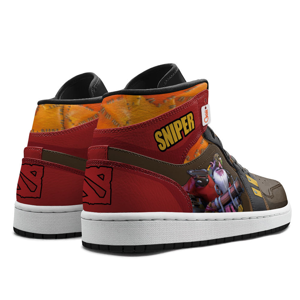 Sniper High-Top Sneakers Custom Personalized Name