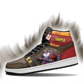 Sniper High-Top Sneakers Custom Personalized Name