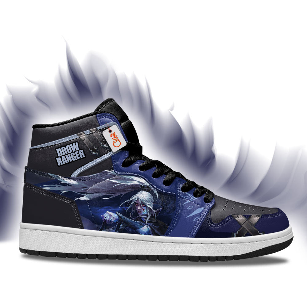 Drow Ranger High-Top Sneakers Custom Personalized Name