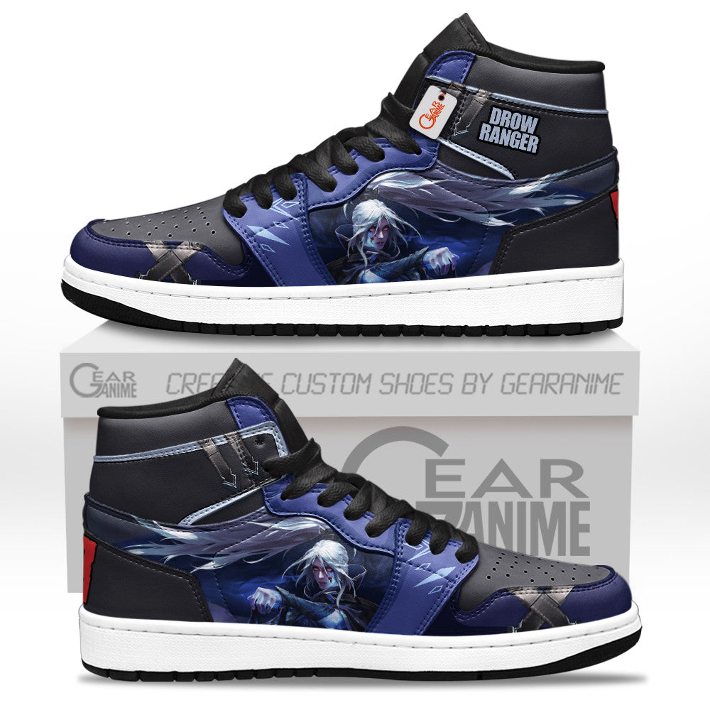 Drow Ranger High-Top Sneakers Custom Personalized Name