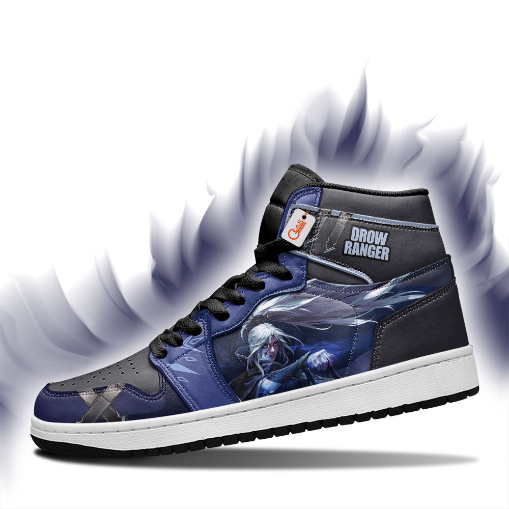Drow Ranger High-Top Sneakers Custom Personalized Name