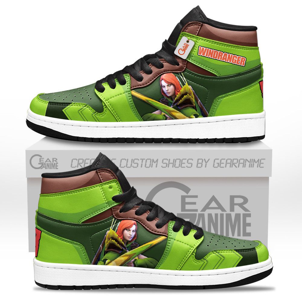 Windranger High-Top Sneakers Custom Personalized Name