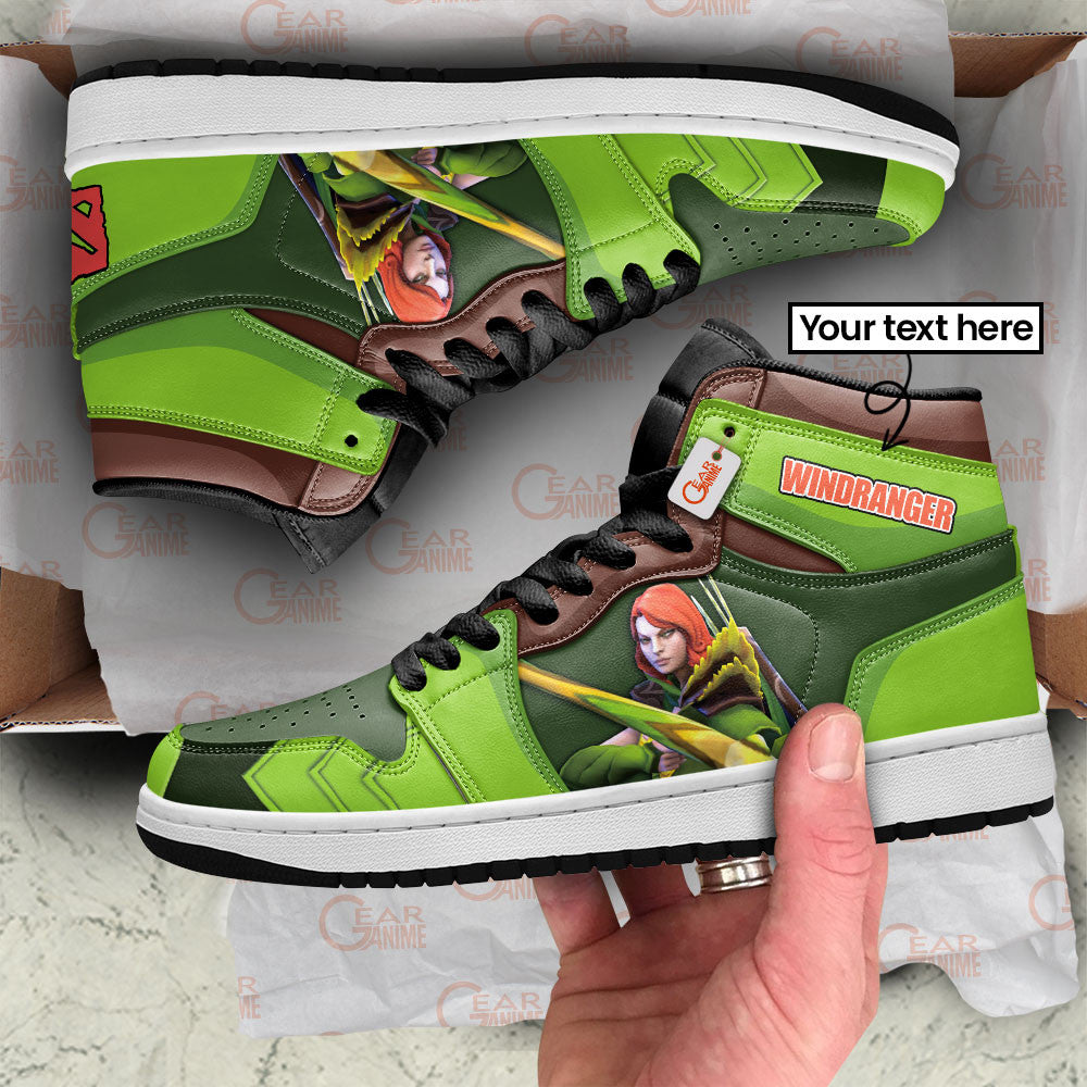 Windranger High-Top Sneakers Custom Personalized Name