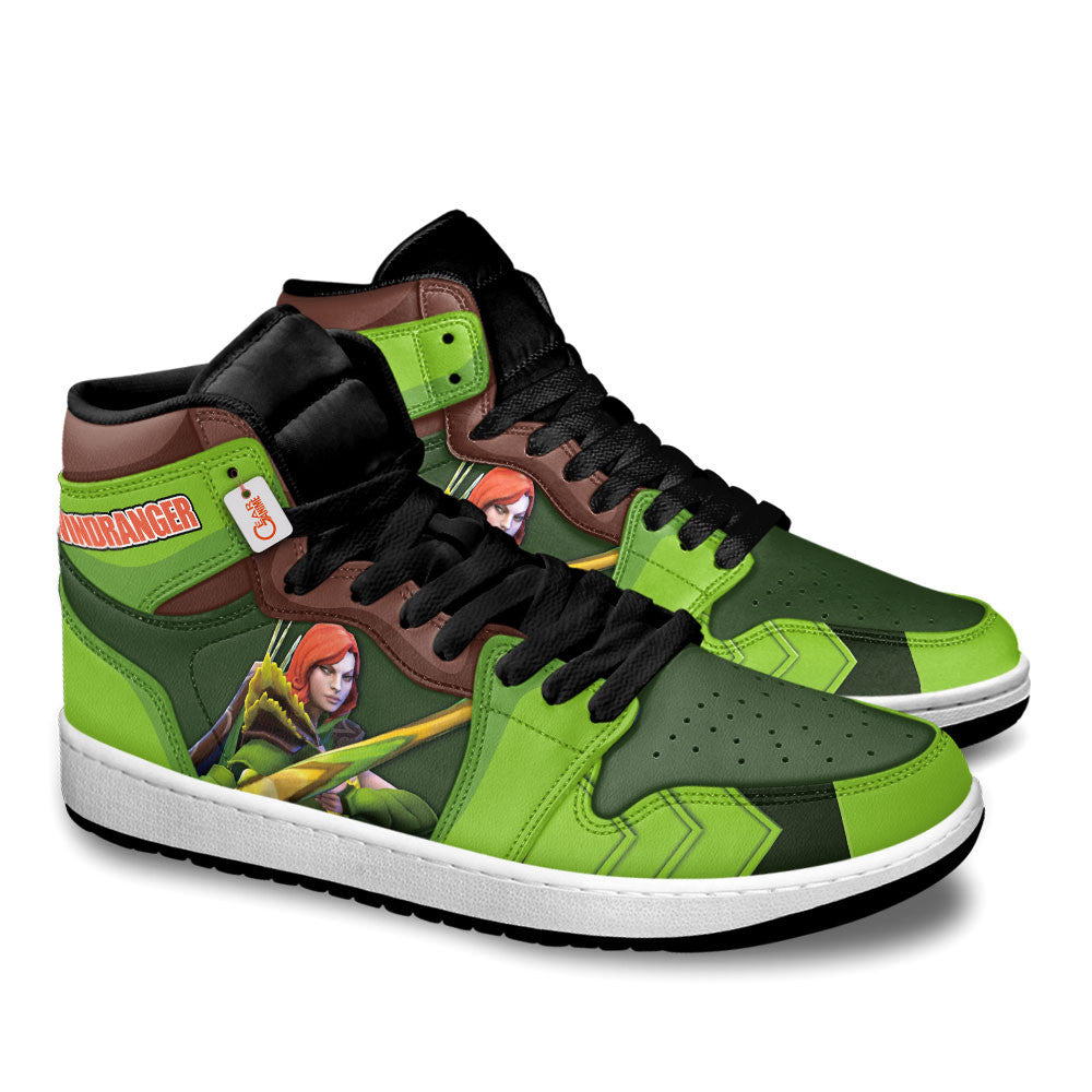 Windranger High-Top Sneakers Custom Personalized Name