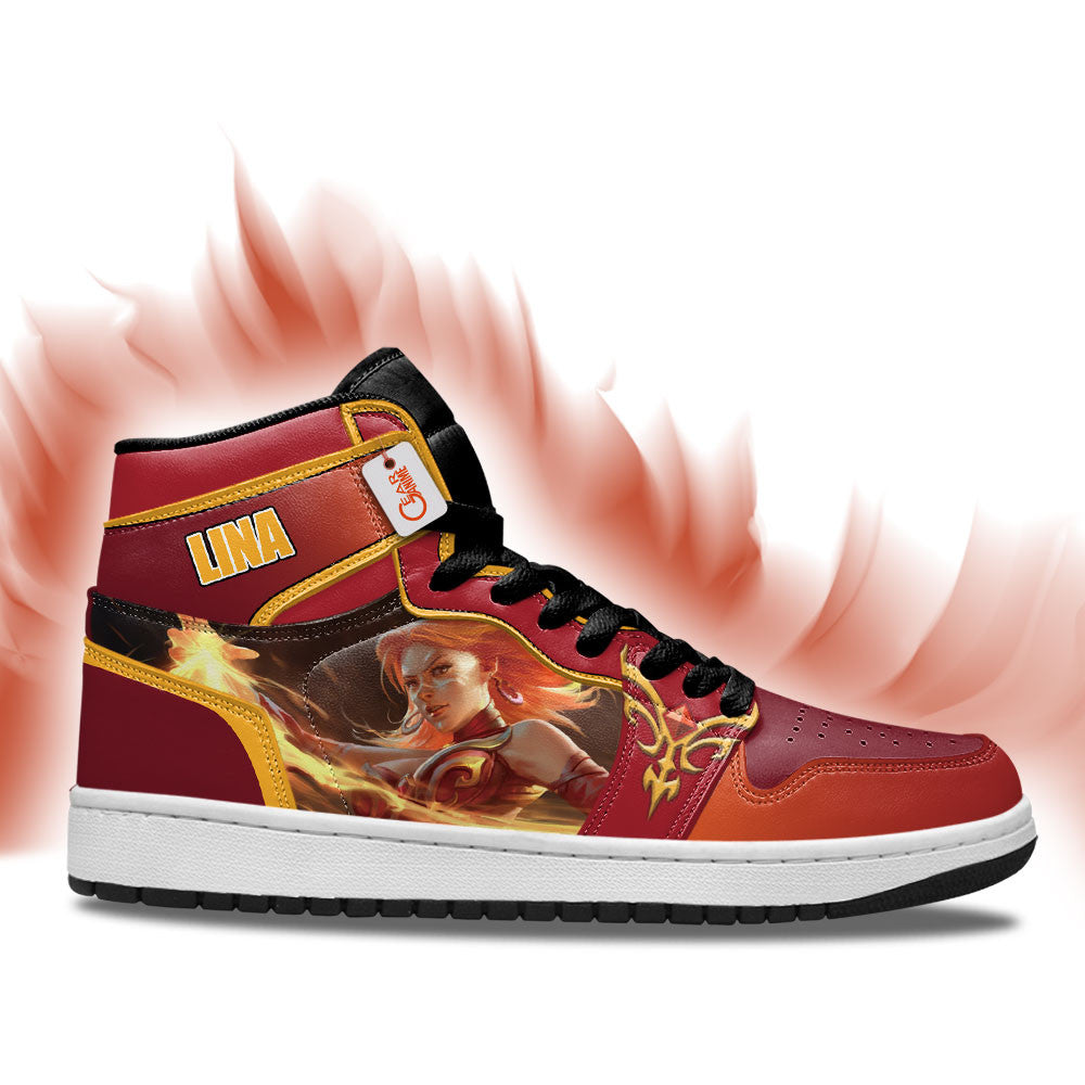 Lina High-Top Sneakers Custom Personalized Name
