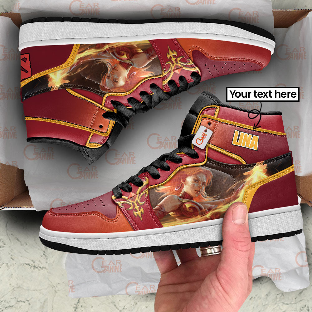 Lina High-Top Sneakers Custom Personalized Name
