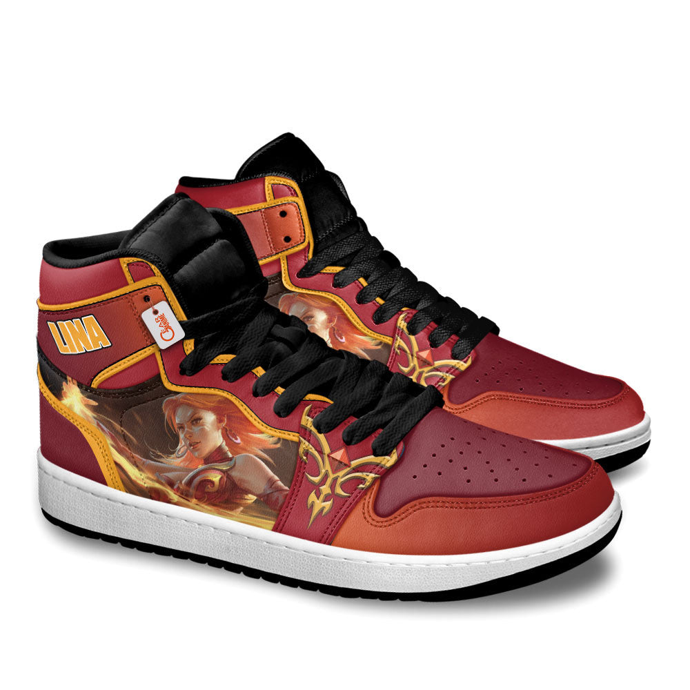 Lina High-Top Sneakers Custom Personalized Name