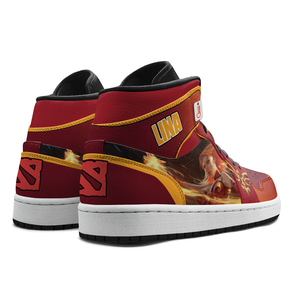 Lina High-Top Sneakers Custom Personalized Name