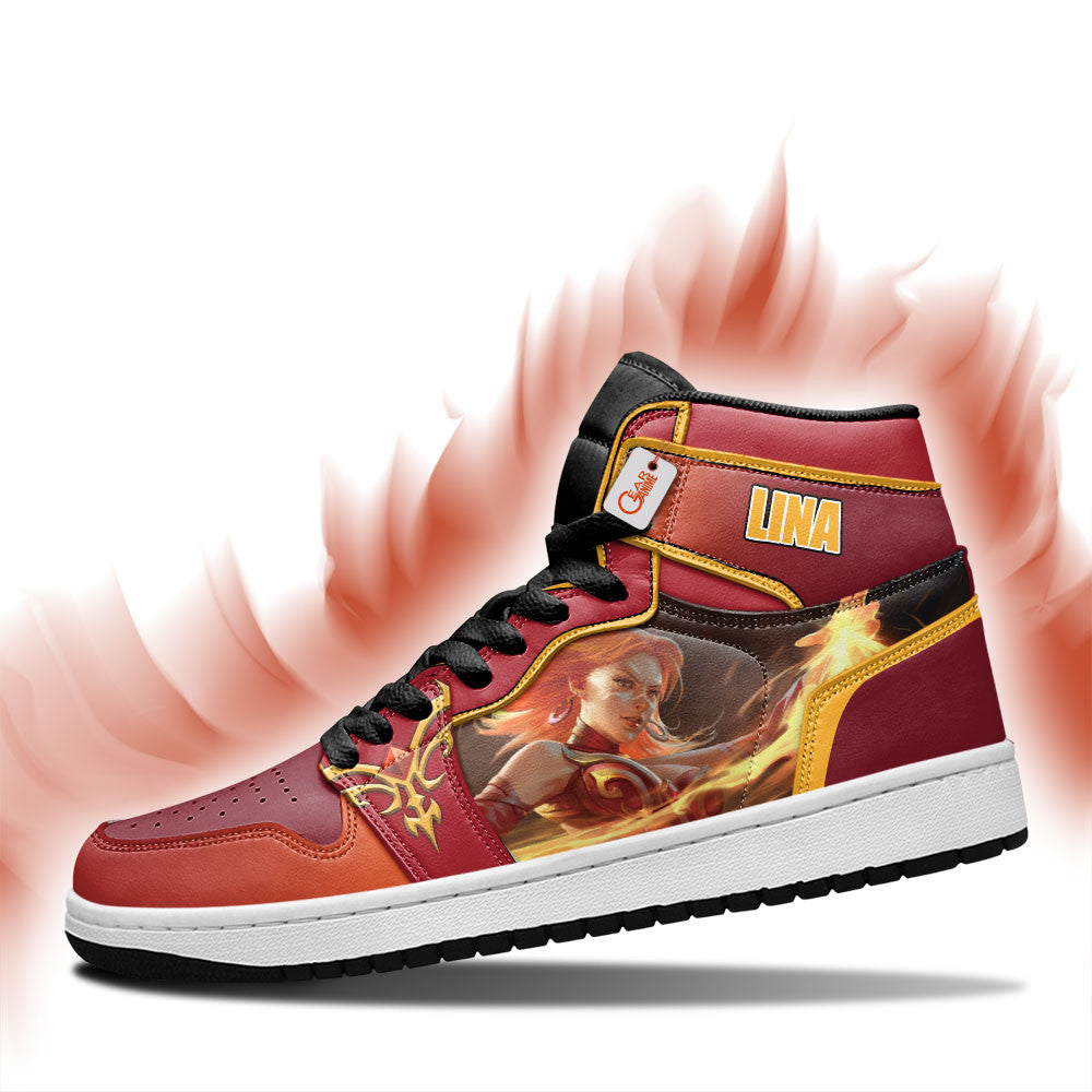 Lina High-Top Sneakers Custom Personalized Name