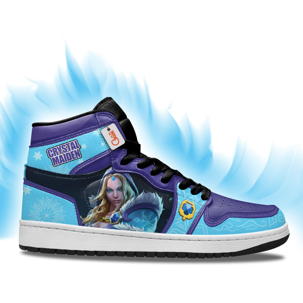 Crystal Maiden High-Top Sneakers Custom Personalized Name