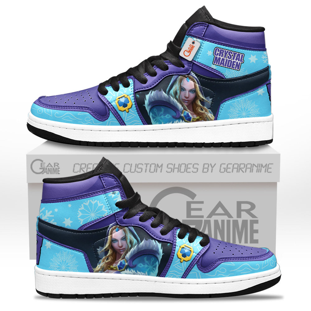 Crystal Maiden High-Top Sneakers Custom Personalized Name