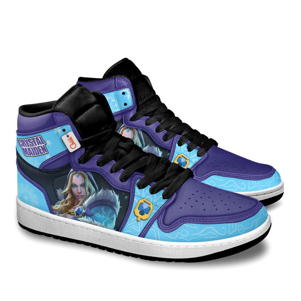 Crystal Maiden High-Top Sneakers Custom Personalized Name