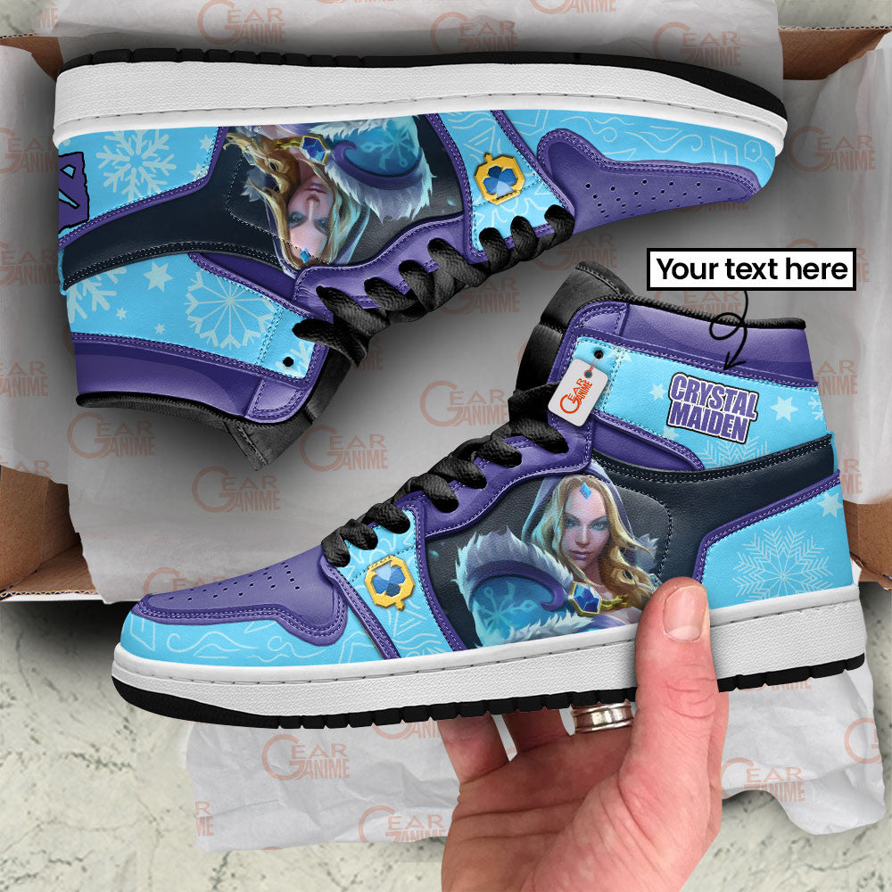 Crystal Maiden High-Top Sneakers Custom Personalized Name