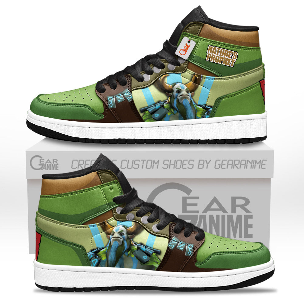 Nature's Prophet High-Top Sneakers Custom Personalized Name