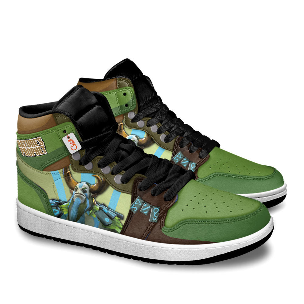 Nature's Prophet High-Top Sneakers Custom Personalized Name