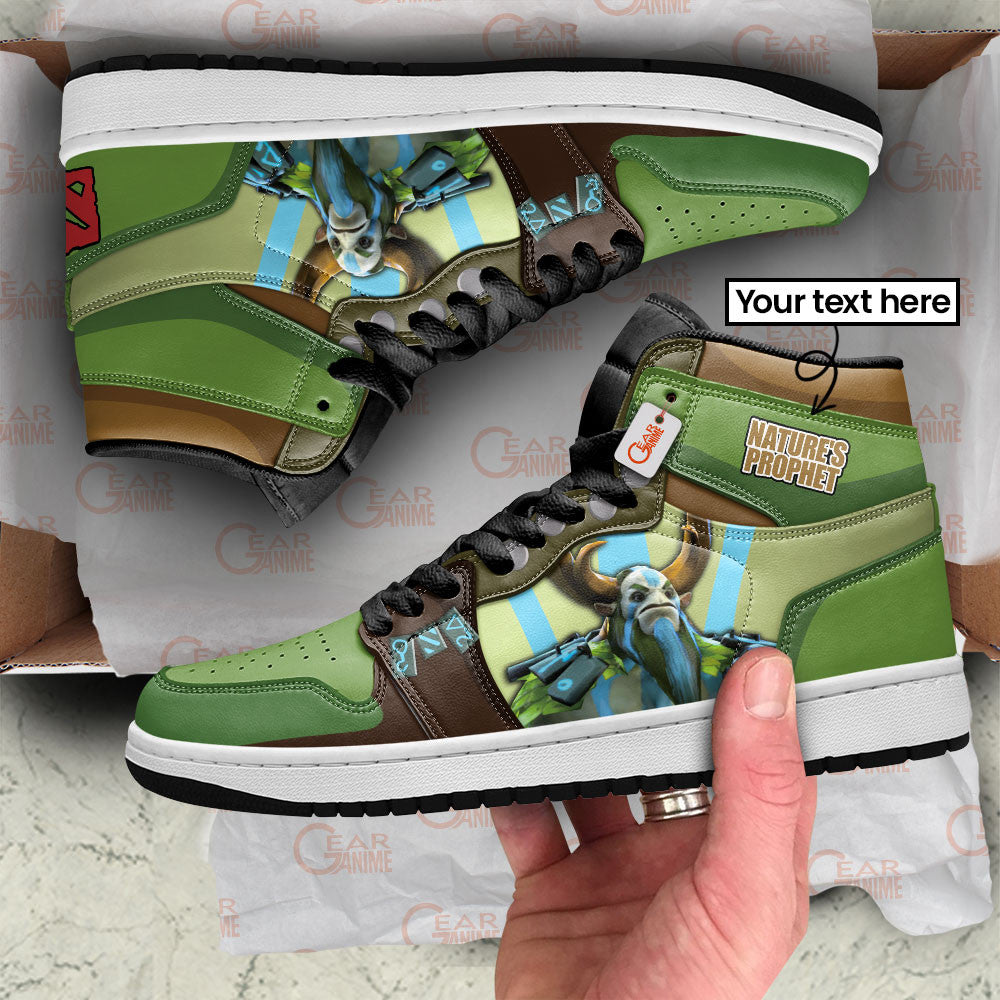 Nature's Prophet High-Top Sneakers Custom Personalized Name