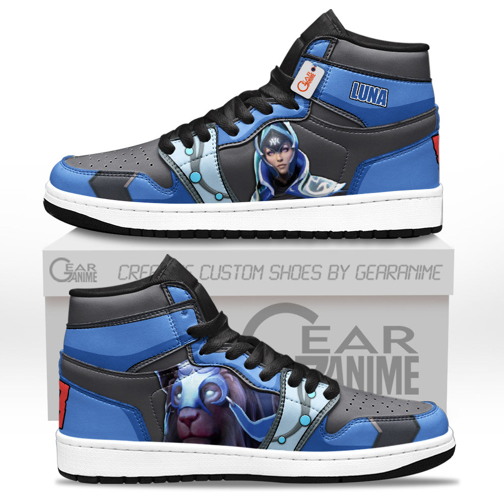 Luna High-Top Sneakers Custom Personalized Name