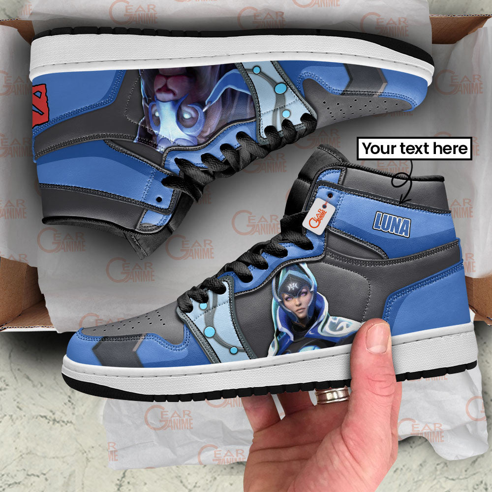 Luna High-Top Sneakers Custom Personalized Name