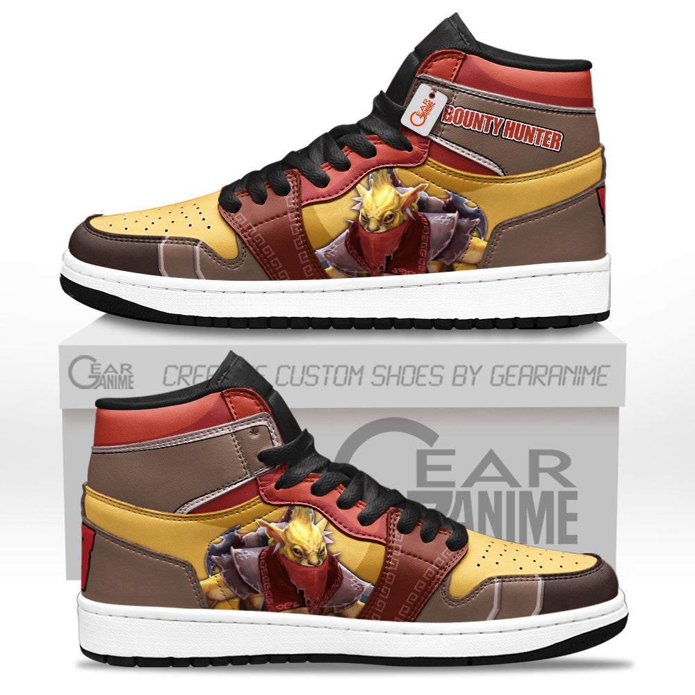 Bounty Hunter High-Top Sneakers Custom Personalized Name