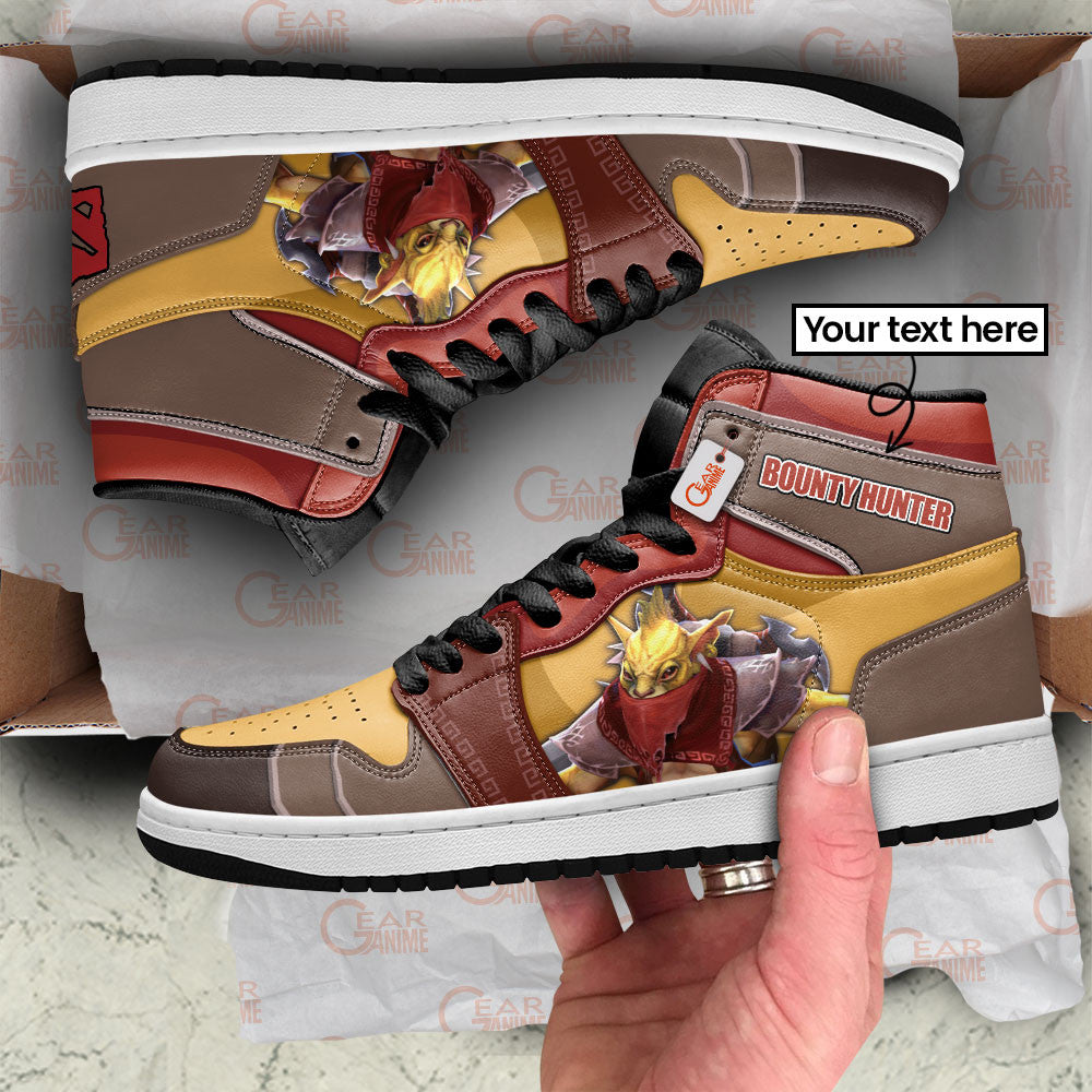 Bounty Hunter High-Top Sneakers Custom Personalized Name