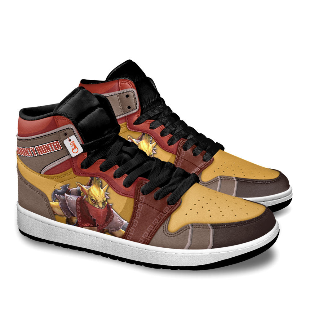 Bounty Hunter High-Top Sneakers Custom Personalized Name
