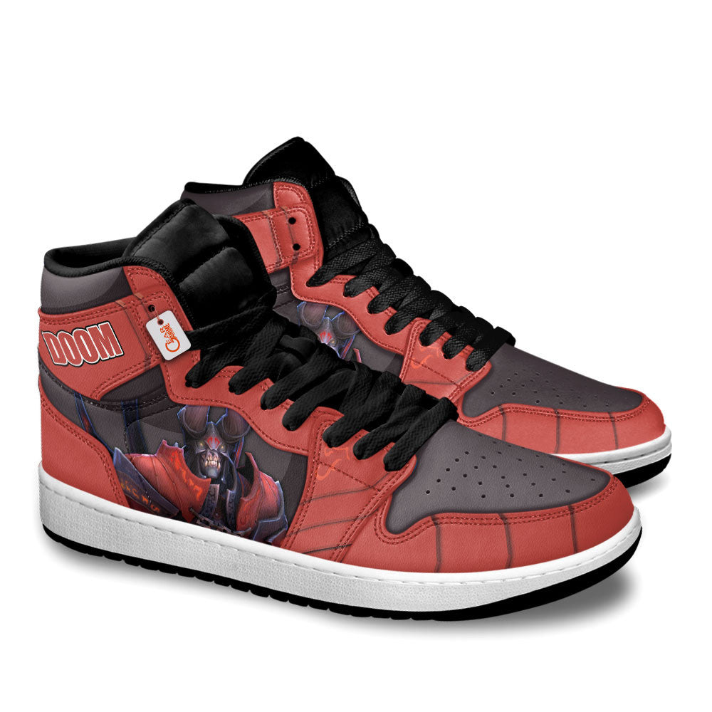 Doom High-Top Sneakers Custom Personalized Name
