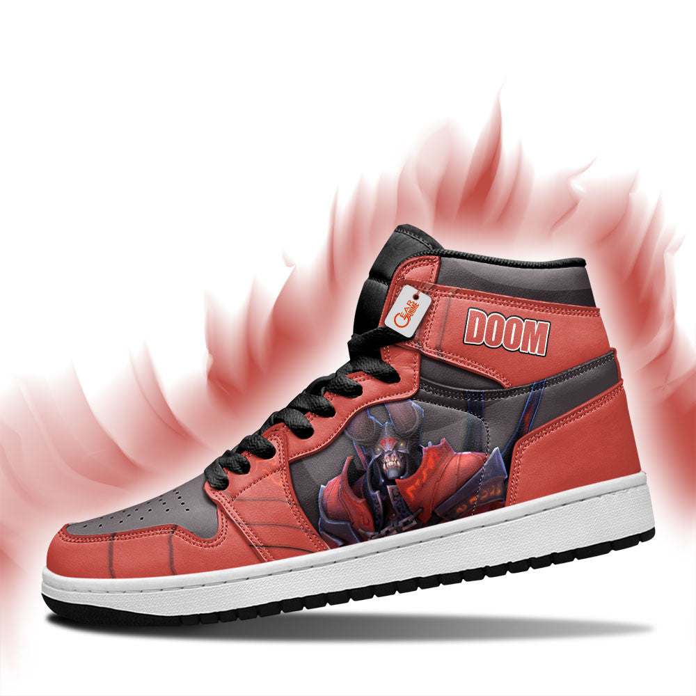 Doom High-Top Sneakers Custom Personalized Name