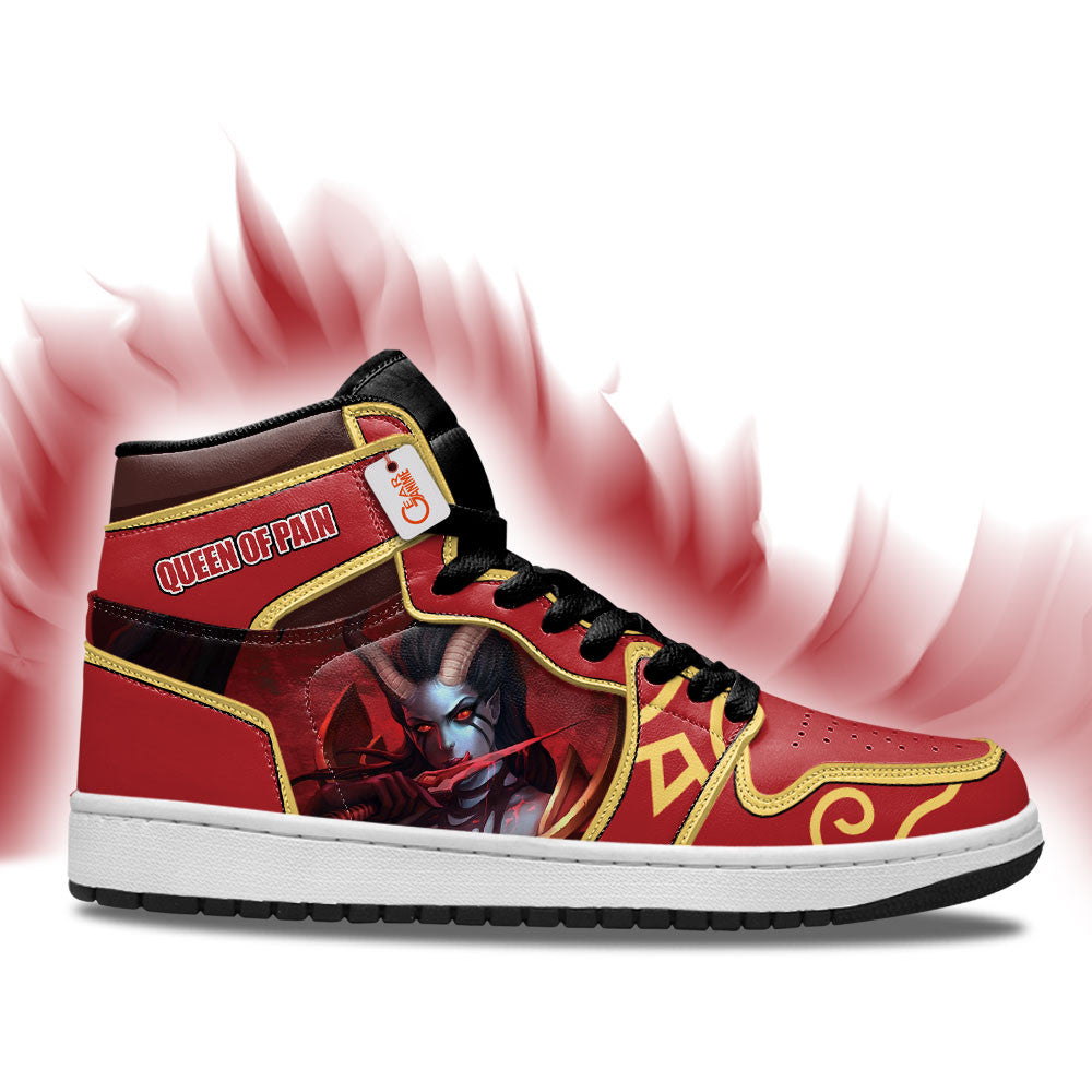 Queen of Pain High-Top Sneakers Custom Personalized Name